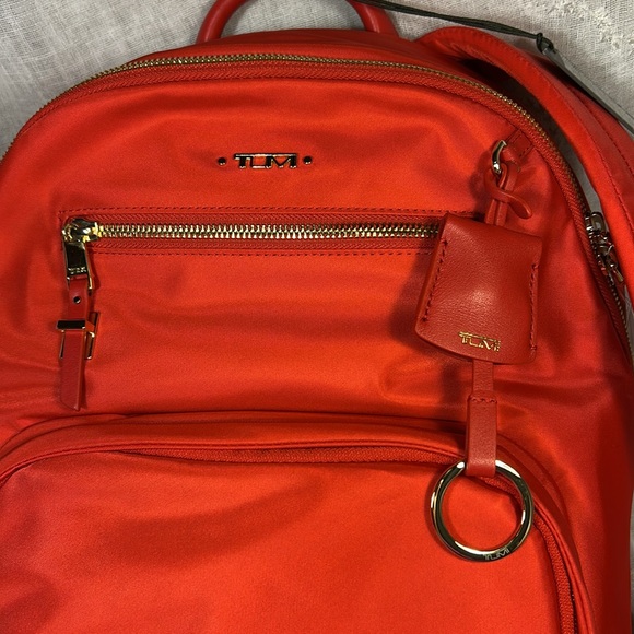 NWT Tumi Carson Voyageur backpack in rare red - Picture 16 of 16